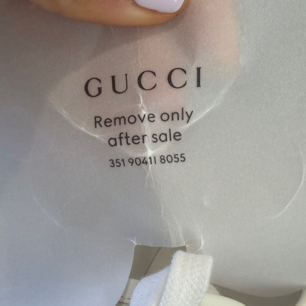 100% AUTHENTIC Gucci White New Ace Bee Sneakers - Picture 5 of 12